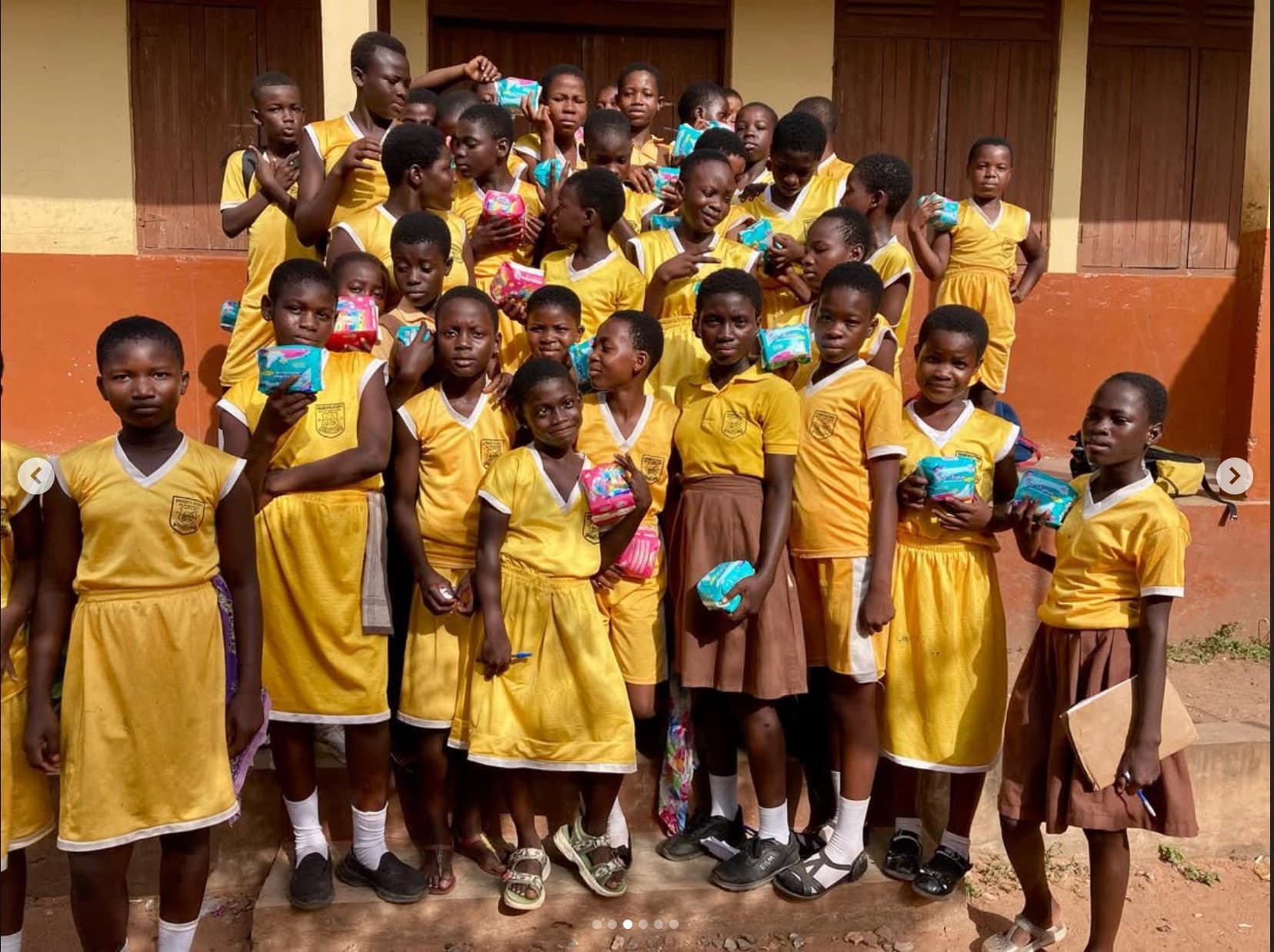 Students at a Phronesis Ministry literacy and hygiene workshop